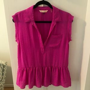 Rebecca Taylor - Hot Pink Blouse
